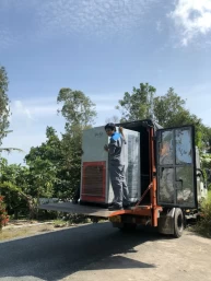 Bàn giao phòng sấy lạnh nông sản cho khách ở tỉnh Hậu Giang